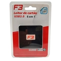 Leitor de Cartão F3 Usb 3.0 Preto - JC-LT3.0 271