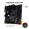 Placa Mãe Asus Tuf Gaming B550m Amd Am4 Ddr4 Matx -  90mb14a0-c1bay0