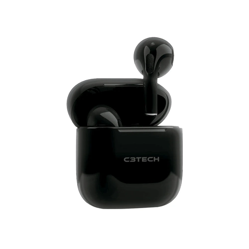 Fone de Ouvido C3Tech Bluetooth Preto - EP-TWS-21BK