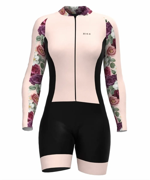 Macaquinho de Ciclismo Feminino Rosa