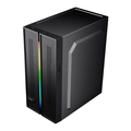 Gabinete Gamer Vinik Sg26 Preto com Fita de Led Rgb - Sg26acbk