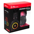 Headset TT Esports Cronos Riing, RGB, Preto, 7.1 Digital 3D - HT-CRA-DIECBK-20