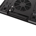 Cooler com suporte para notebook Thermaltake Massive A23, 120MM1, Black - CL-N013-PL12BL-A