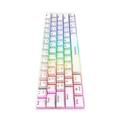 Teclado Gamer Mecânico  Gamdias Hermes E3 RGB USB 2.0 Switch Vermelho Layout ANSI Branco - (US/RED/WH)