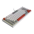Teclado Gamer Mecanico Pcyes Kirin White Ghost Switch Blue - PTKRWG75BL