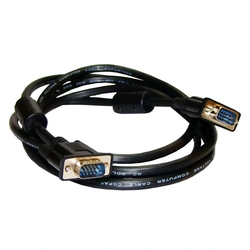 Cabo Para Monitor Nwt Vga Sem Blister Hd15m x Hd15m Preto Com Filtro - 10 Metros
