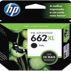 Cartucho HP 662XL preto Original (CZ105AB)