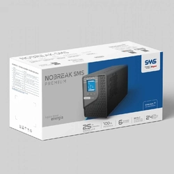Nobreak SMS Premium 700Bi, Interativo, Entrada 115/220v e Saida Bivolt 115/220V, 6 Tomadas, 29500