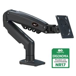 Suporte Articulado para Monitor, 15 a 34, Ajuste de Altura e Pistão a Gás F80N ELG - F80N