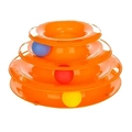 Torre Interativa Bolinha para Gatos - Laranja