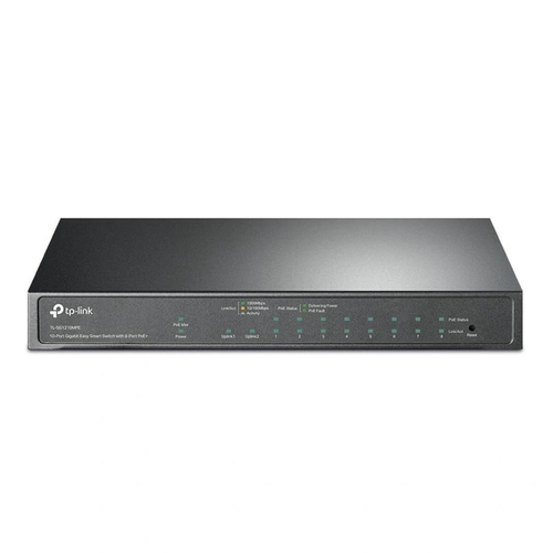 Switch Gigabit Easy Smart 10/100/1000 C/ 10 Portas (sendo 8 Poe) Tl-sg1210mpe Smb