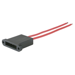 Porta Fusivel Permak 25 Com Fio 16 Para Fusivel Lamina