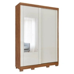 Roupeiro Panan Rubi 02 Pts Desl. C/ Espelho - 40010109-0172