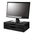 Suporte Para Monitor 2 Gavetas MDF Preto Souza