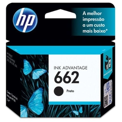 Cartucho De Tinta HP 662 CZ103AB Original Preto - HP