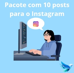 Pacote com 10 posts para o Instagram