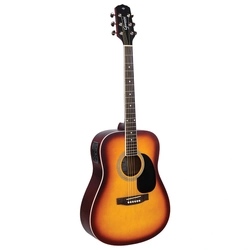 Violão Eletroacústico Aço Com Equalizador e Afinador Gd-1 Eq Tobacco Sunburst