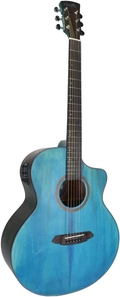 VIOLAO ELETRICO CORAL 40 b- BLUE WOOD - TONANTE
