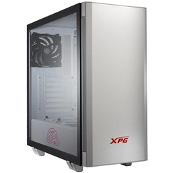 Gabinete Gamer XPG Invader, Mid Tower, ARGB, com FAN, Lateral em Vidro, Branco - 75260033
