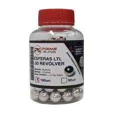 Esferas de Alúminio Rígido .50 42gr  - 100 un (Combat) Revólver