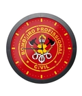 Relógio de Parede Bombeiro Civil