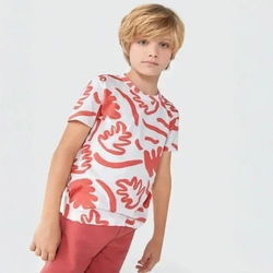 Camiseta Manga Curta Estampada Hering Masculina - Branco