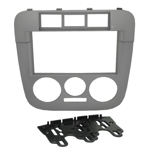 Moldura Fiamon 2 Din Vw Gol G4/saveiro Prata