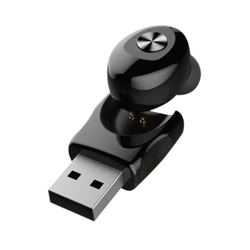 Fone de Ouvido Bluetooth St 5.0 Individual C/ Carregador Usb Preto Flex