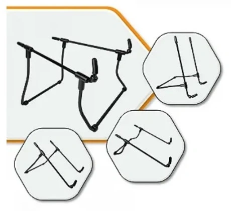 Suporte para notebook regulavel ergonômico Steel Preto - Reliza