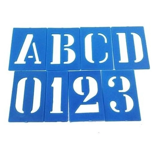 Letras Vazadas 45MM Budeplast (Normógrafo)