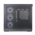 Gabinete Gamer Thermaltake View 380 TG, ARGB, Painel de Vidro, MID-Tower, 4x120mm, Black - CA-1Z2-00M1WN-00