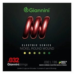 Corda Giannini Para Contrabaixo Geebrs 6 0.032 Pesado