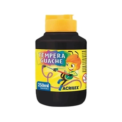 Tinta Guache 520 Preto 250ml Acrilex