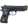 Pistola Airsoft Vigor PT92 Spring 6mm CB318 + 10un de Alvos 14cmcX14cm (Rossi)