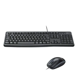 Kit Teclado e Mouse Logitech Mk120 Preto Usb 920-004429-c