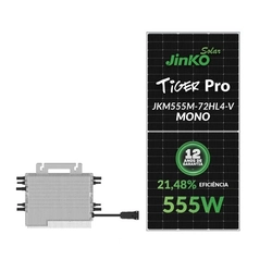 Gerador Solar Micro Deye 5,00 Kwp Mon. 220v Fibromadeira (6,75k/555w)