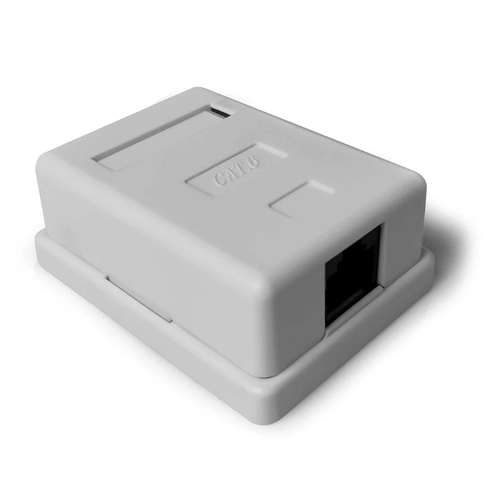 Caixa de Sobrepor, CAT6, 01 Porta, LA-CS61, PlusCable
