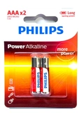 Pilha AAA Philips c/2 unidades. Alcalina