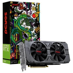 Gpu Rtx 2060 Gddr6 6Gb 192 Dual Fan - Full Size- Graffiti Series - Pa2060Rtx6Gdf