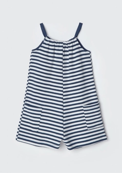 Macaquinho Curto Listrado Marinho Hering - Feminino