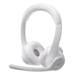 Headset Logitech Zone 300 Branco Sem Fio - 981-001416