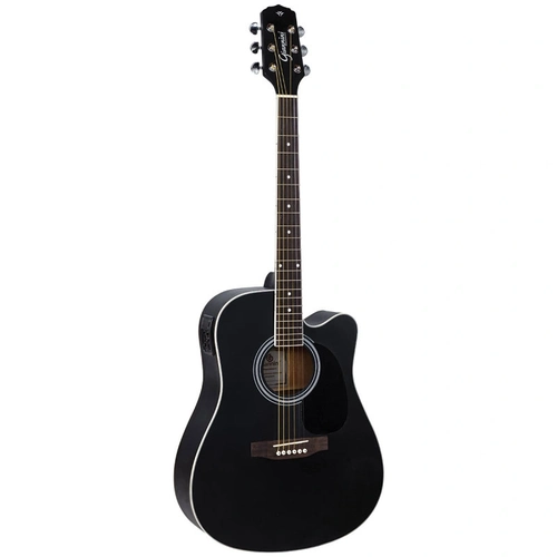 Violão Eletroacústico Aço Cutaway Com Equalizador e Afinador Gdc-1 Ceq Satin Black