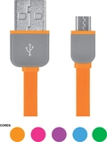 Cabo Flat Micro Usb 5 Pin Wi298 Sortidos Sem Opção de Cor Unitário