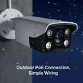 Camera Tp-link Ip Cftv Poe Bullet Externa Colorida 3mp - Vigi C330