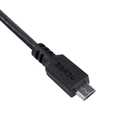 Adaptador OTG Micro USB Macho x USB Fêmea Pcyes Preto - Pamup15