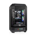 Gabinete Thermaltake Mini Tower 250 , Painel de Vidro,  2x Fans 120mm, Black - CA-1Z9-00S1WN-00