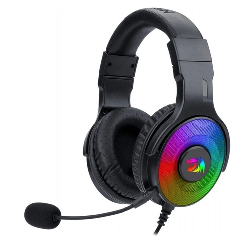 Headset Gamer Redragon Pandora 2, RGB, Microfone Removível, Preto, H350