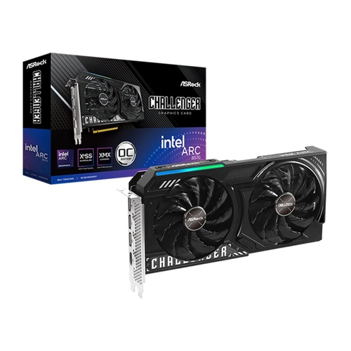 Gpu Asrock Intel Arc B570 Challenger 10g Oc 160 Bits (b570 Cl 10go) 90-ga5kzz-00uanf