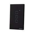 Interruptor Smart Zigbee Touch 3 Preto Ezs 1003 4850049