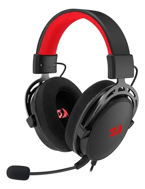Headset Gamer Redragon Cragblade, Drivers 53mm, Preto, H541